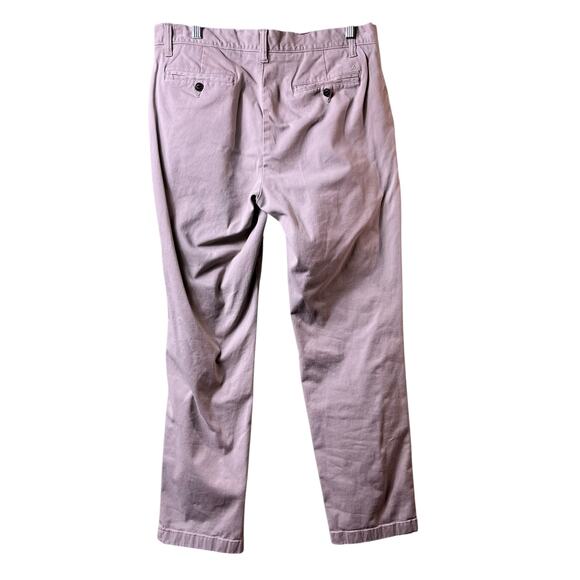 Nautica Classic Fit Khaki Flat Front Side Slit Pockets Pants 34 x 32 - Picture 4 of 4